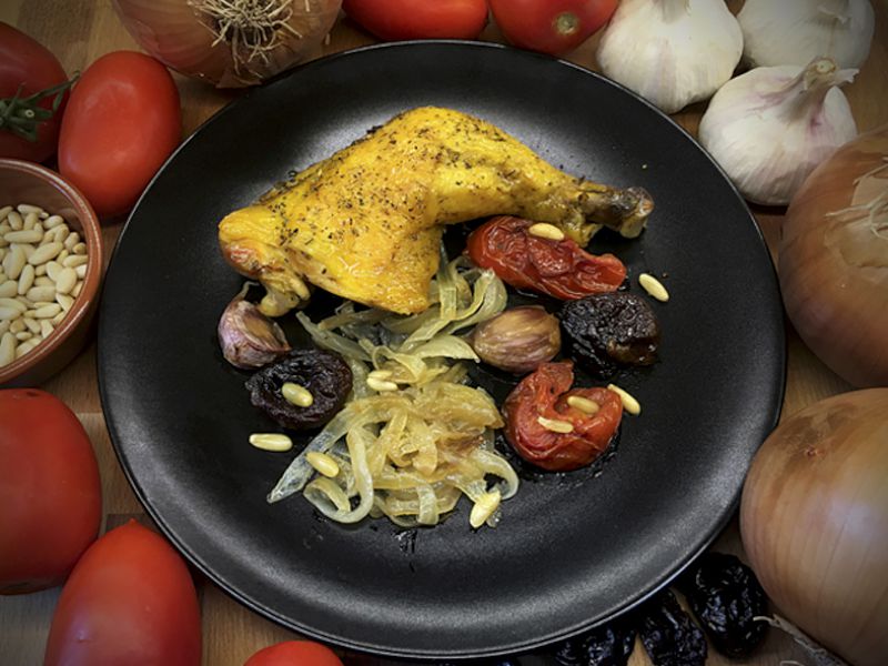 CUIXA de POLLASTRE rostit d l'avia