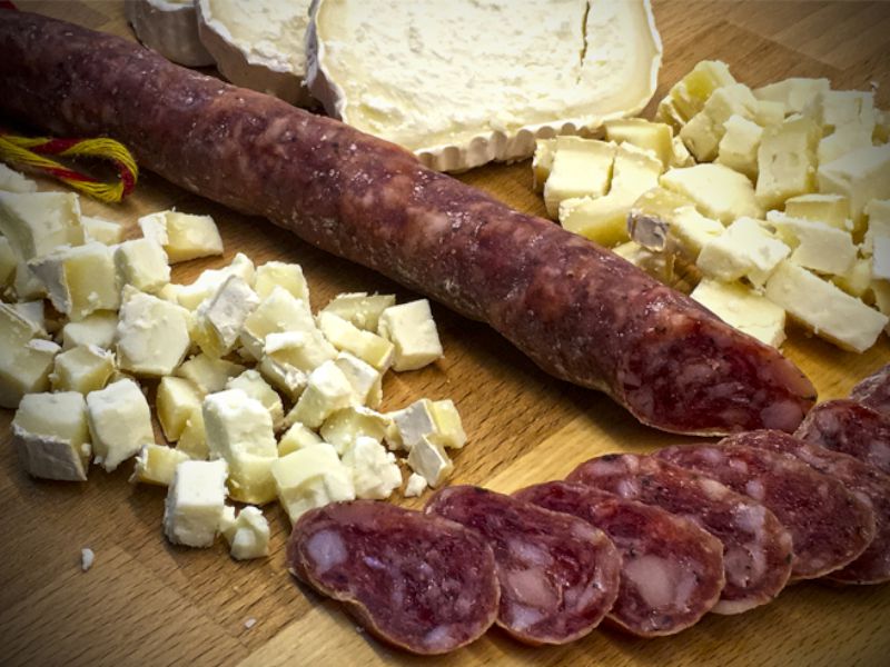 FUET amb FORMATGE DE CABRA