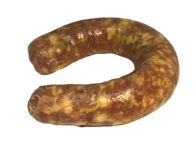 BOTIFARRA CRUA POMA al CURRY