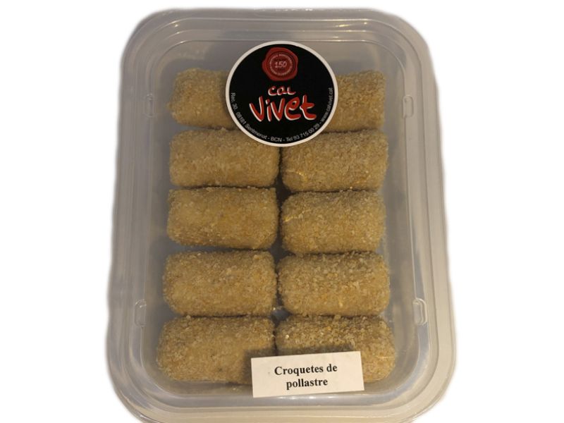 CROQUETES de pollastre 10 unitats
