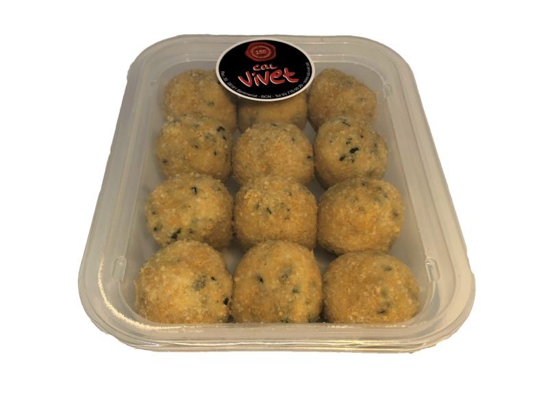 CROQUETES de bacalla 10 unitats