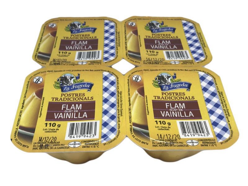 FLAM VAINILLA (4 unit.) - La Fageda