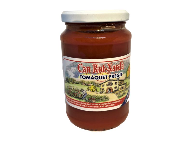 TOMÀQUET fregit rot-xarda vidre