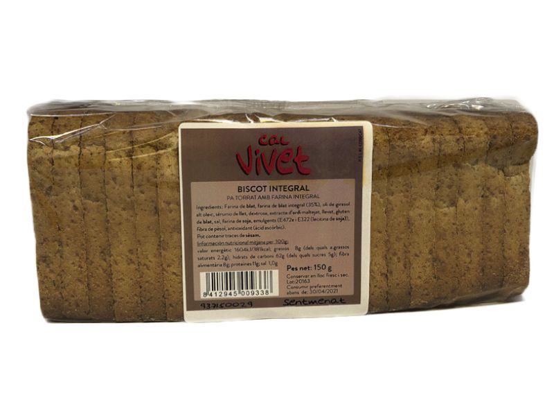 PA TORRAT INTEGRAL (20 unitats)