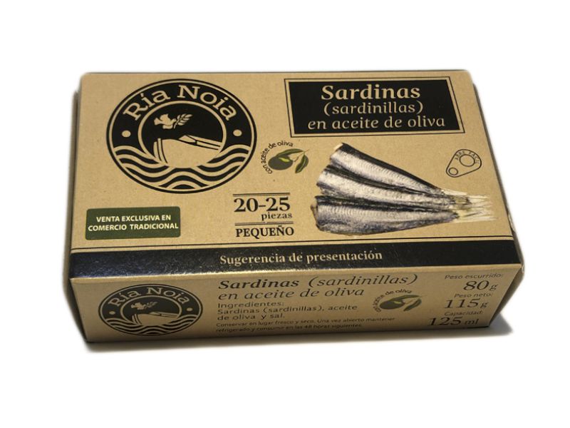 SARDINILLAS OLIVA 20/25 - RIA DE NOIA